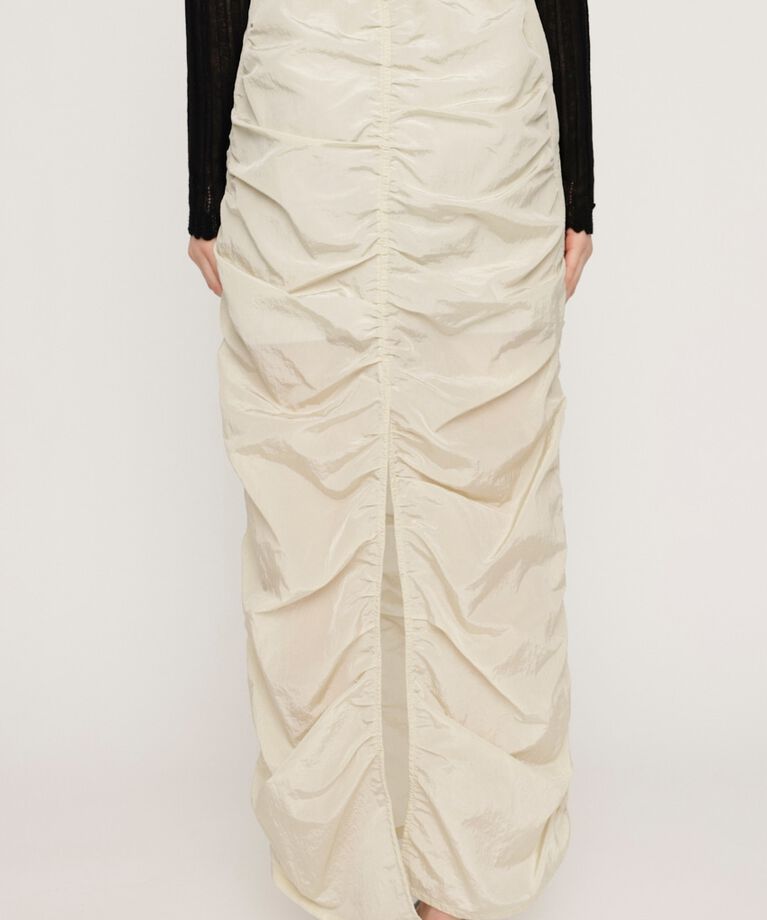 SLY「I LINE GATHER スカート」|スカート|