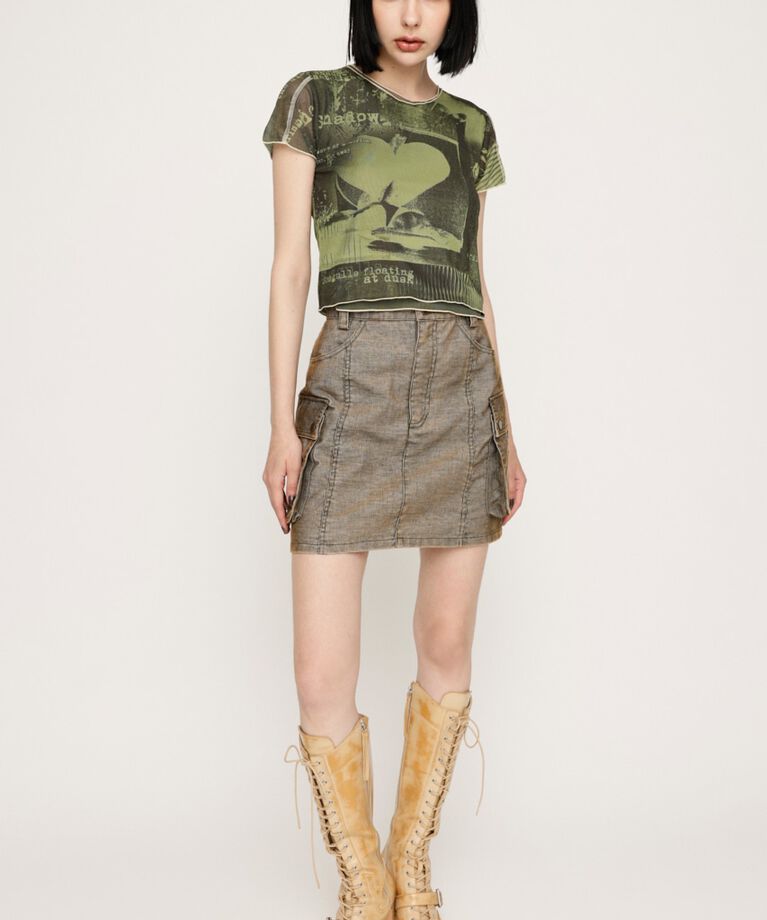 SLY「WASHED CORDUROY ショートスカート」|スカート|