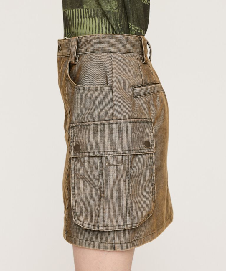 SLY「WASHED CORDUROY ショートスカート」|スカート|