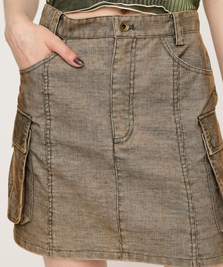 SLY「WASHED CORDUROY ショートスカート」|スカート|