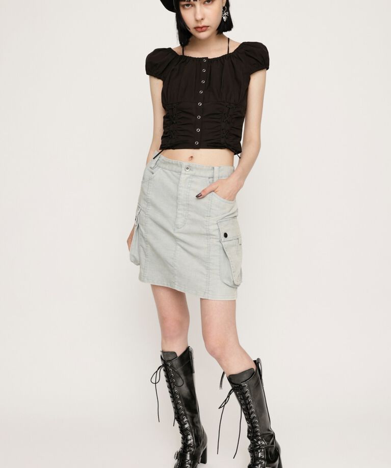 SLY「WASHED CORDUROY ショートスカート」|スカート|