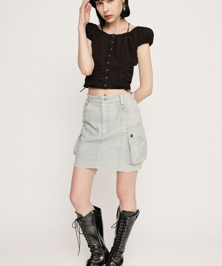 SLY「WASHED CORDUROY ショートスカート」|スカート|