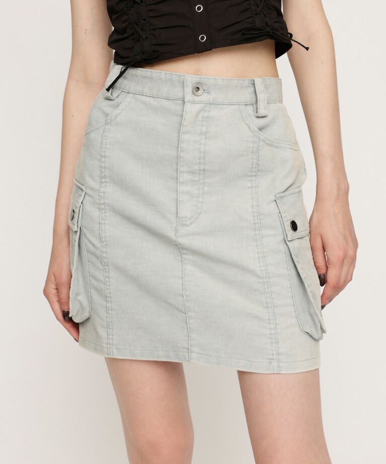 SLY「WASHED CORDUROY ショートスカート」|スカート|