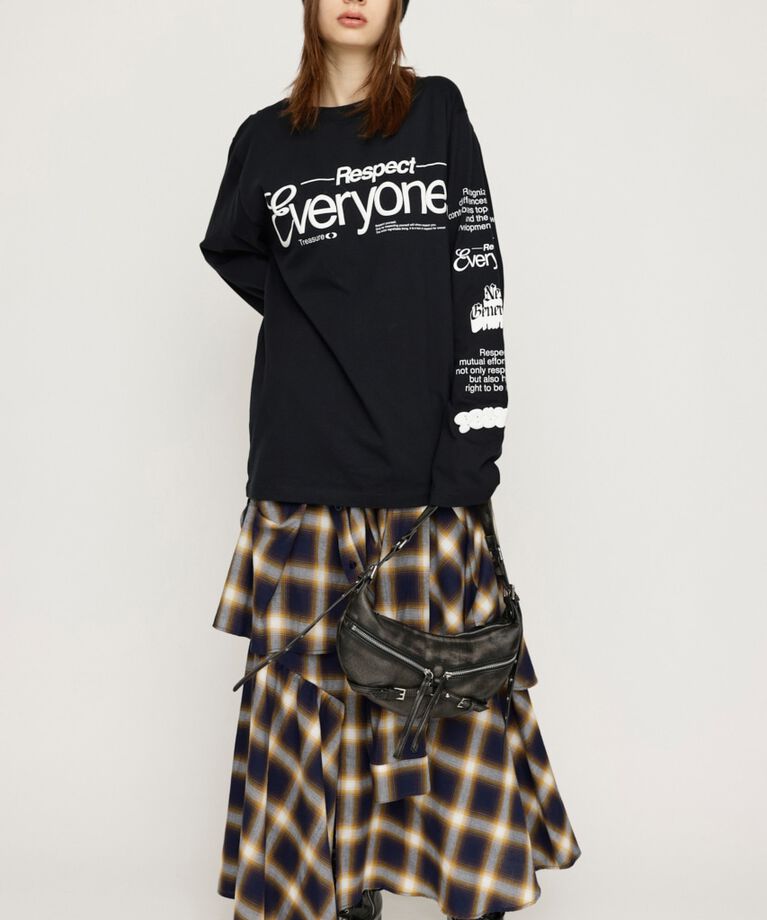 SLY「RESPECT EVERYONE LOGO Tシャツ」|Tシャツ・カットソー|