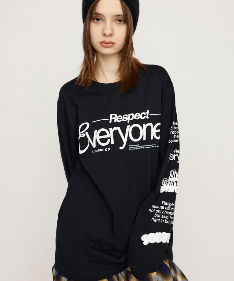 SLY「RESPECT EVERYONE LOGO Tシャツ」|Tシャツ・カットソー|