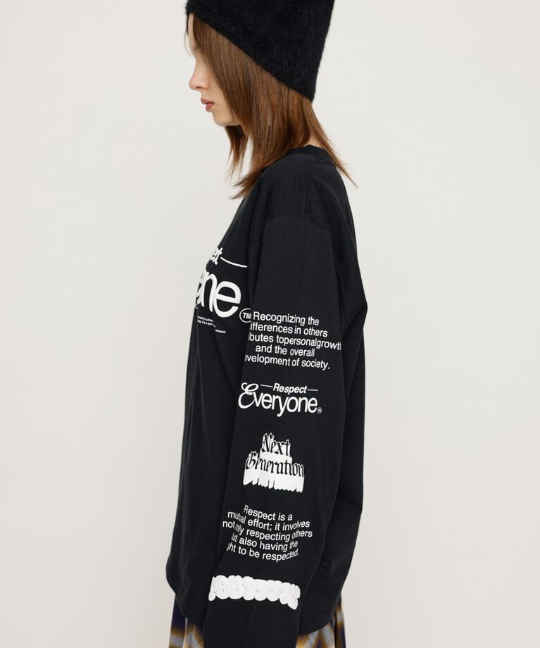 SLY「RESPECT EVERYONE LOGO Tシャツ」|Tシャツ・カットソー|