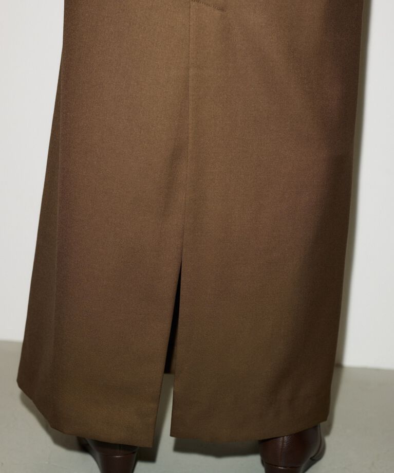 SLY「MANNISH BELTED I LINE ロングスカート」|スカート|