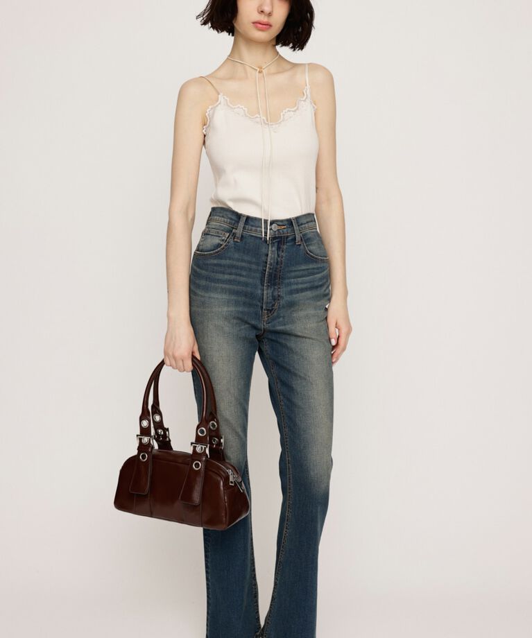 SLY「HW FLARE PT WITH ROICA（R）EF」|デニム|