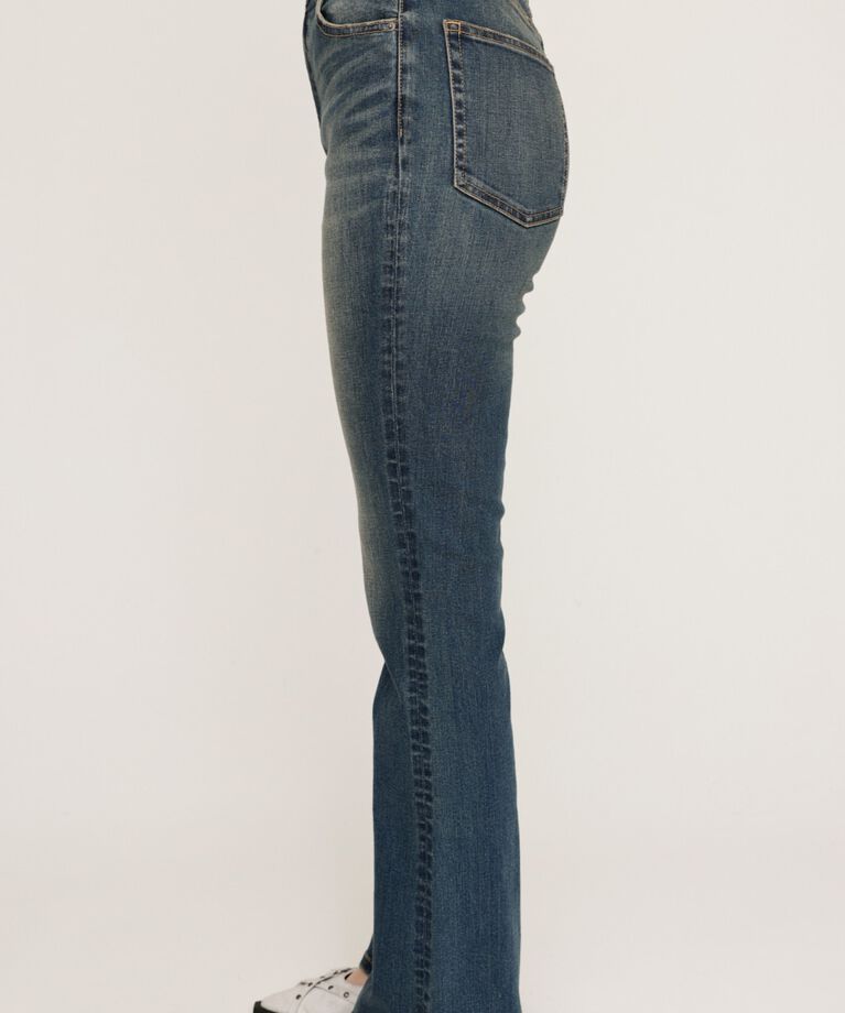 SLY「HW FLARE PT WITH ROICA（R）EF」|デニム|