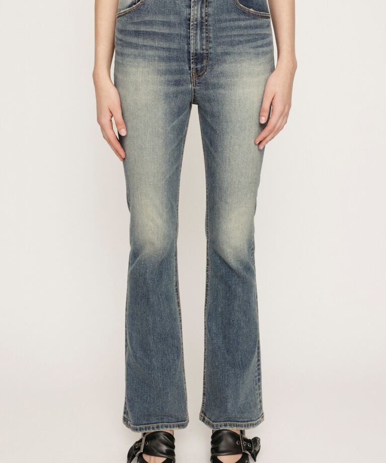 SLY「HW FLARE PT WITH ROICA（R）EF」|デニム|