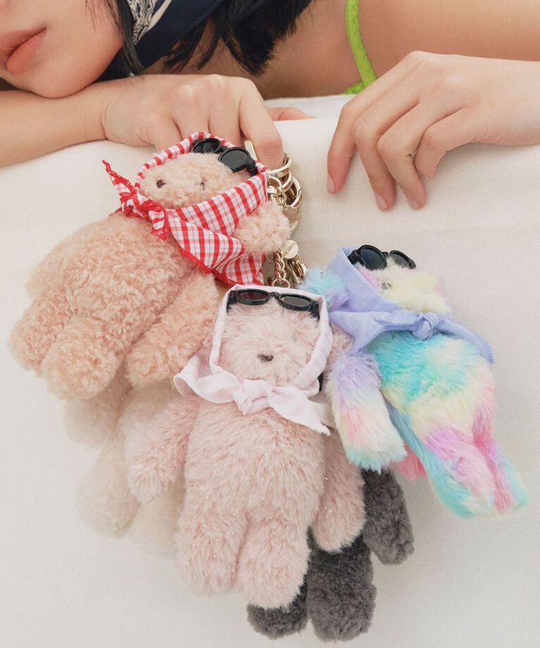 LILY BROWN「Lily Bear スカーフスタイルチャーム」|キーケース|