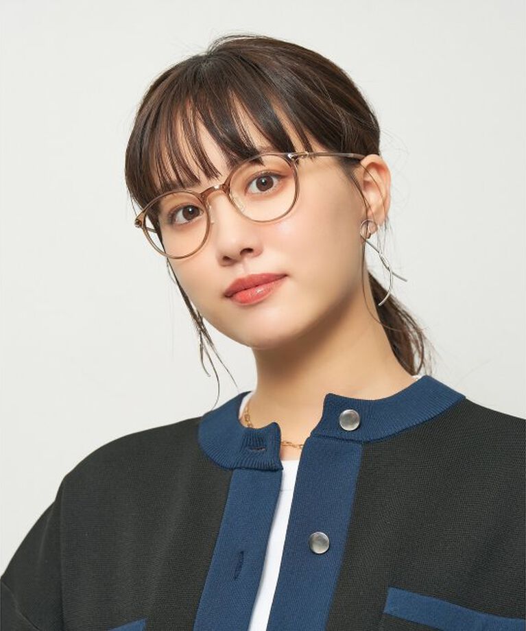  「ボストン型 メガネ 軽量 大人可愛い おうちメガネ 伊達メガネ レンズ交換券付」|メガネ|