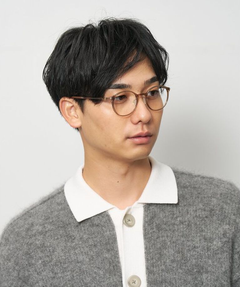  「ボストン型 メガネ 軽量 大人可愛い おうちメガネ 伊達メガネ レンズ交換券付」|メガネ|