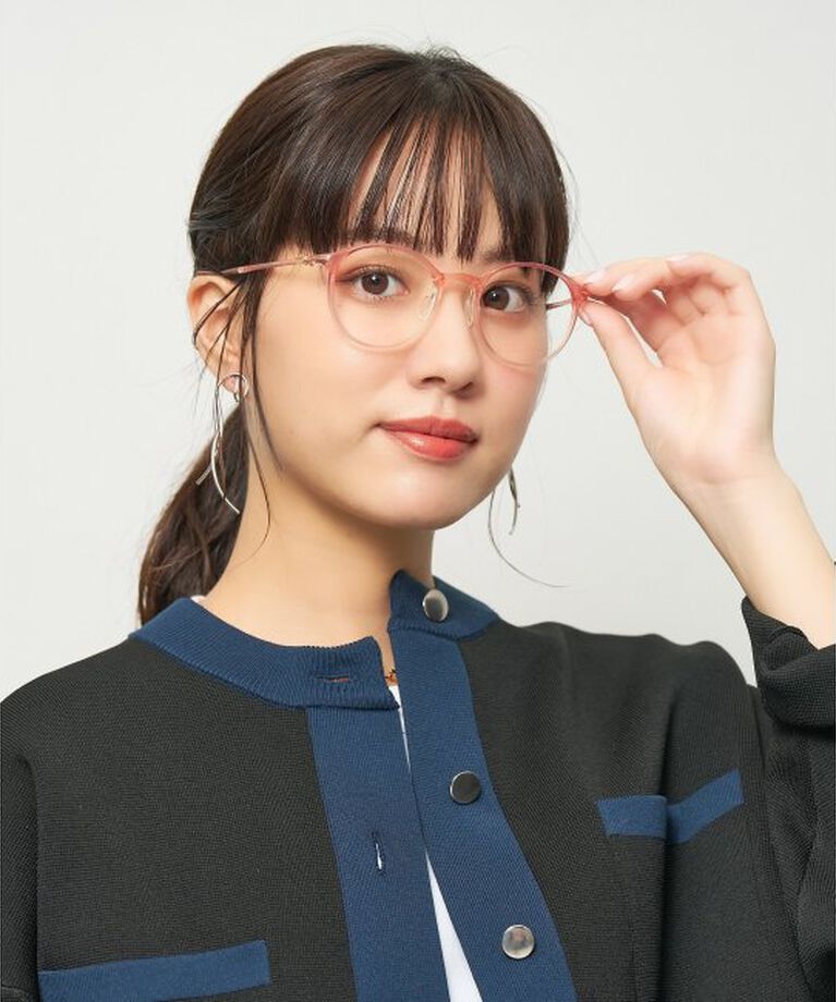  「ボストン型 メガネ 軽量 大人可愛い おうちメガネ 伊達メガネ レンズ交換券付」|メガネ|