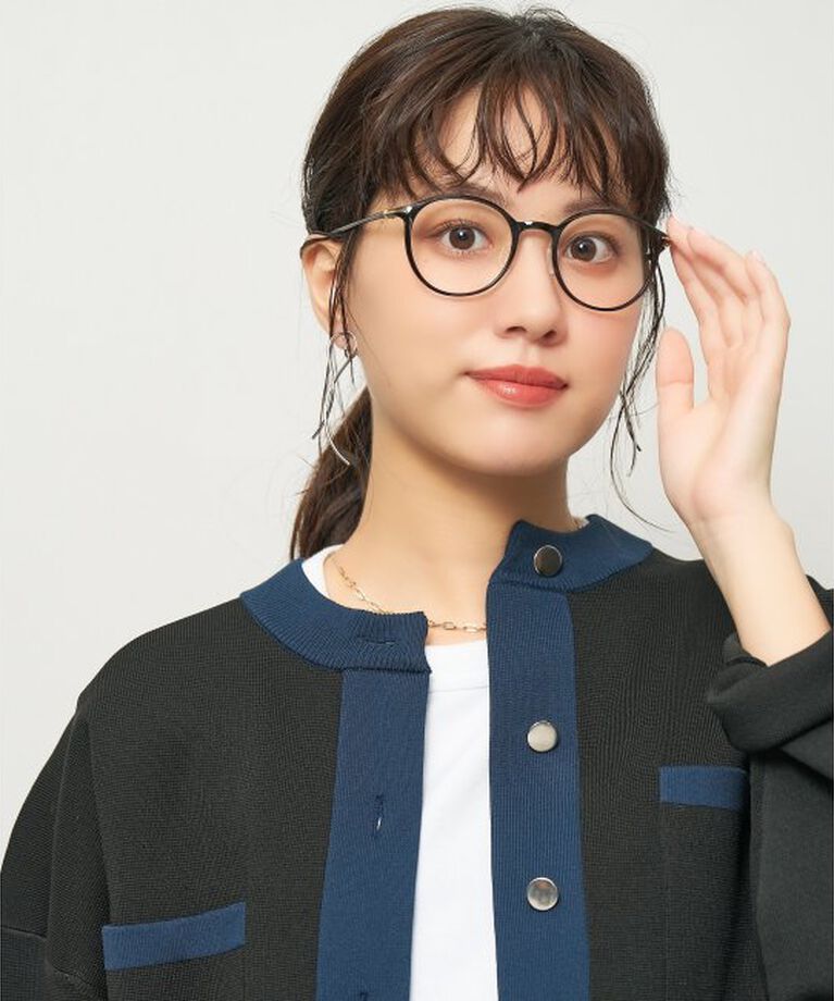  「ボストン型 メガネ 軽量 大人可愛い おうちメガネ 伊達メガネ レンズ交換券付」|メガネ|