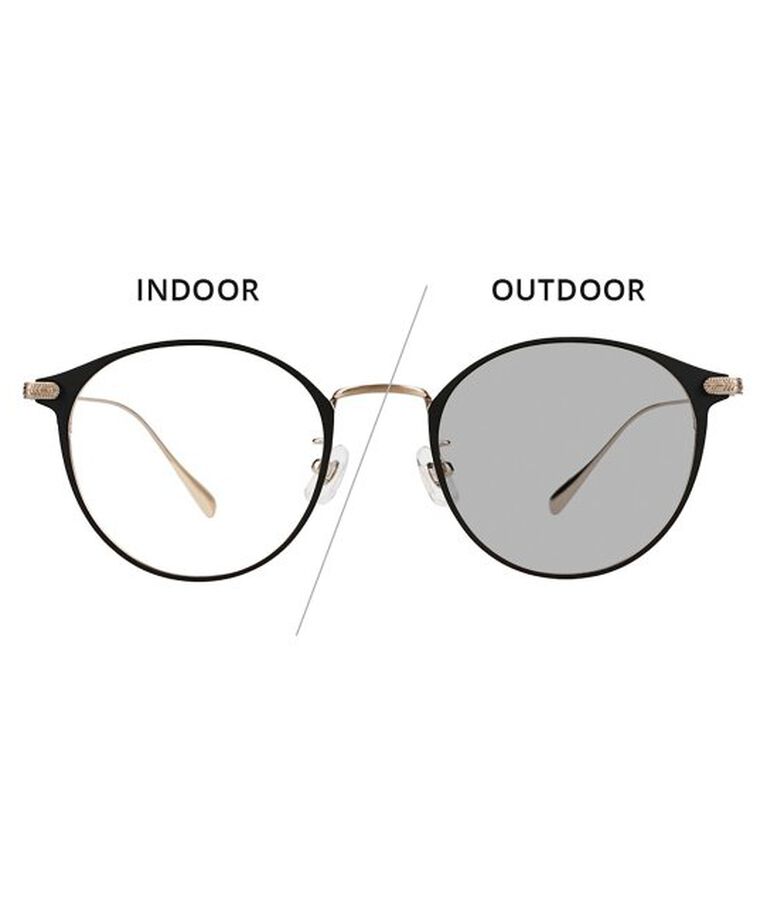  「ボストン型 調光サングラス｜UNITED ARROWS ﾚﾝｽﾞの色が変わる UVカット 紫外線対策 ユナイテッドアローズ」|サングラス|