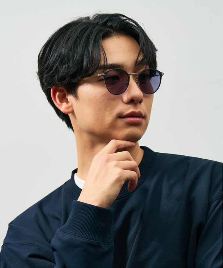  「ボストン型 調光サングラス｜UNITED ARROWS ﾚﾝｽﾞの色が変わる UVカット 紫外線対策 ユナイテッドアローズ」|サングラス|
