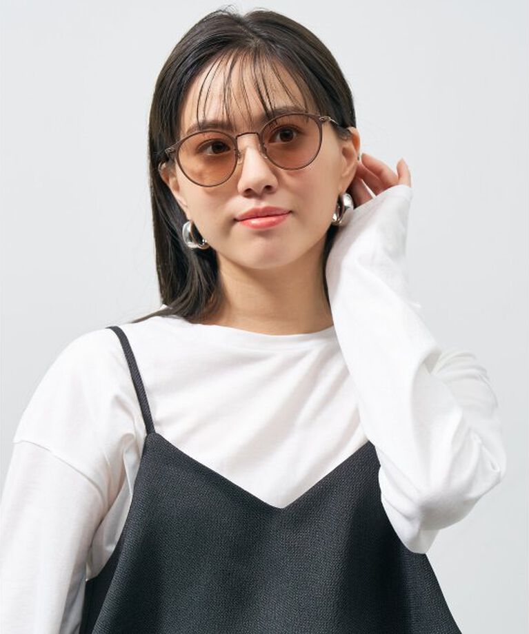  「ボストン型 調光サングラス｜UNITED ARROWS ﾚﾝｽﾞの色が変わる UVカット 紫外線対策 ユナイテッドアローズ」|サングラス|