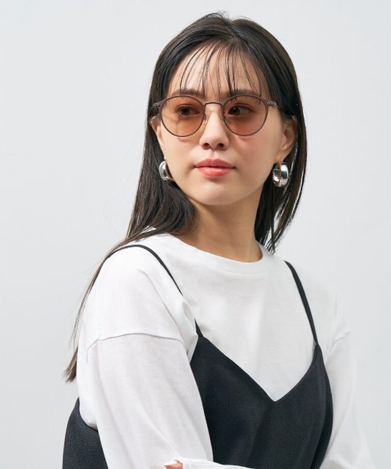  「ボストン型 調光サングラス｜UNITED ARROWS ﾚﾝｽﾞの色が変わる UVカット 紫外線対策 ユナイテッドアローズ」|サングラス|