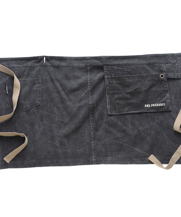 AND PACKABLE「アンドパッカブルエプロン and packable 通販 エプロン ギャルソンエプロン」|その他|ブラック2