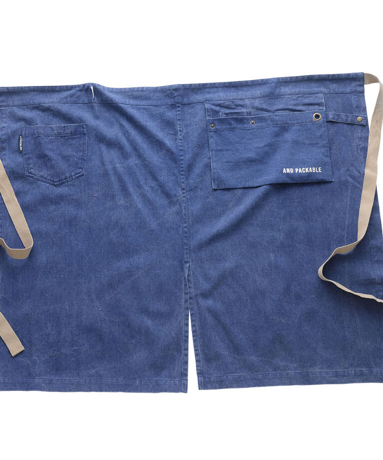 AND PACKABLE「アンドパッカブルエプロン and packable 通販 エプロン ギャルソンエプロン」|その他|ブルー1