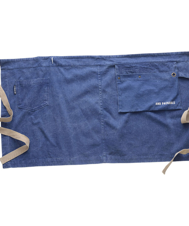 AND PACKABLE「アンドパッカブルエプロン and packable 通販 エプロン ギャルソンエプロン」|その他|ブルー2