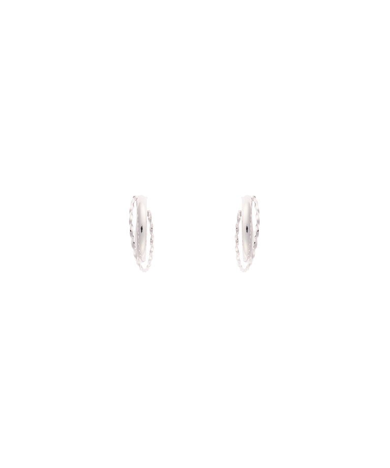 Samantha Tiara「ミニフープピアス」|ピアス|K10WGxK18WG