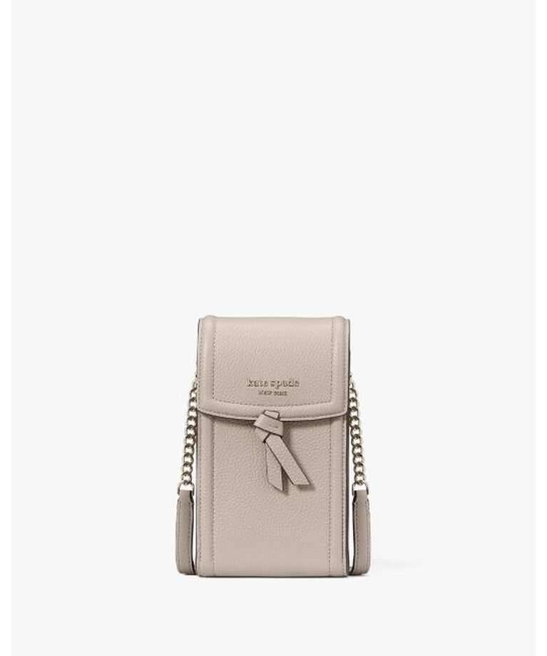 kate spade new york「ノット ノース サウス フォン クロスボディ」|モバイルケース|Pale Vellum