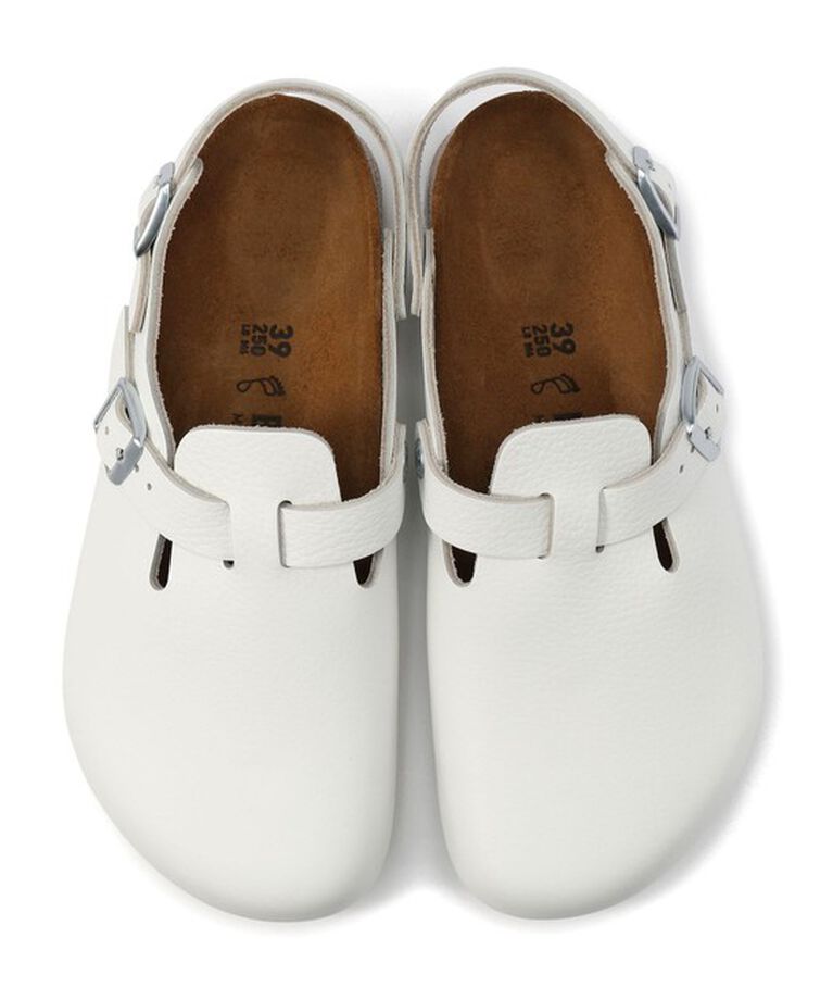 BIRKENSTOCK「【ビルケンシュトック】トキオ スーパーグリップソール/ホワイト ナチュラルレザー/クロッグ メンズ」|サンダル|