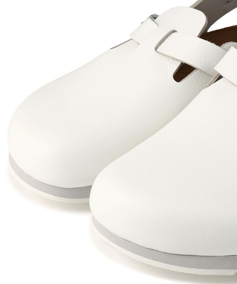 BIRKENSTOCK「【ビルケンシュトック】トキオ スーパーグリップソール/ホワイト ナチュラルレザー/クロッグ メンズ」|サンダル|