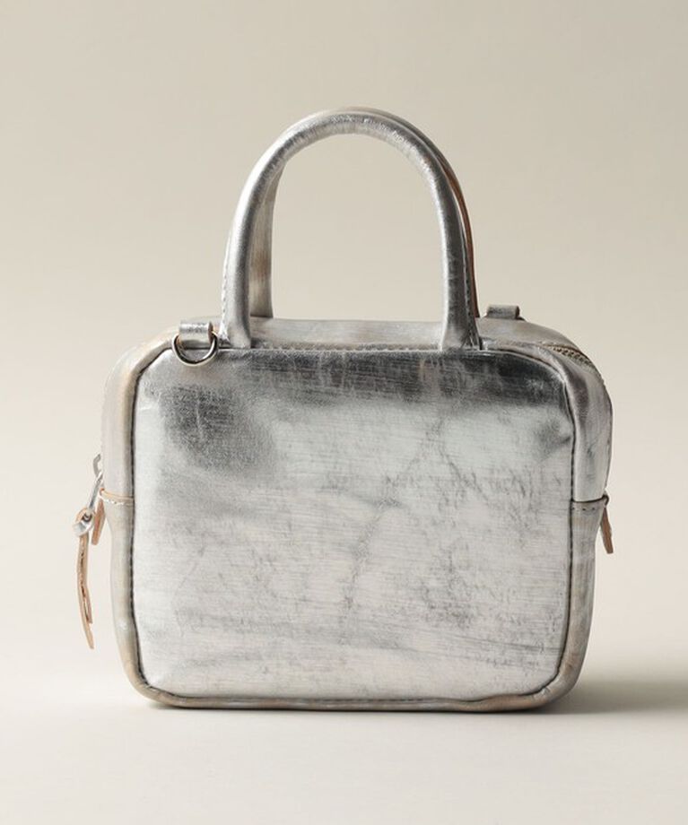ODETTE E ODILE「＜MASTER&Co.＞MINI SQESLD」|ボストンバッグ|SILVER