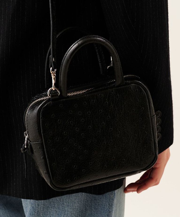 ODETTE E ODILE「＜MASTER&Co.＞MINI SQESLD」|ボストンバッグ|BLACK