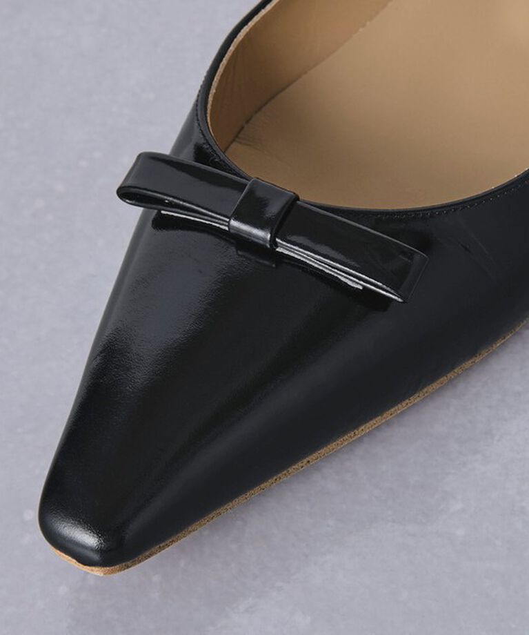 UNITED ARROWS「ポインテッド リボン パンプス」|パンプス|