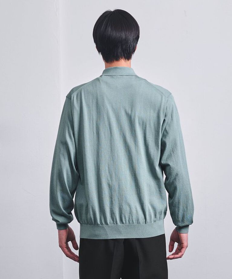 UNITED ARROWS「4シーズン ハイゲージ ポロ カーディガン」|カーディガン|