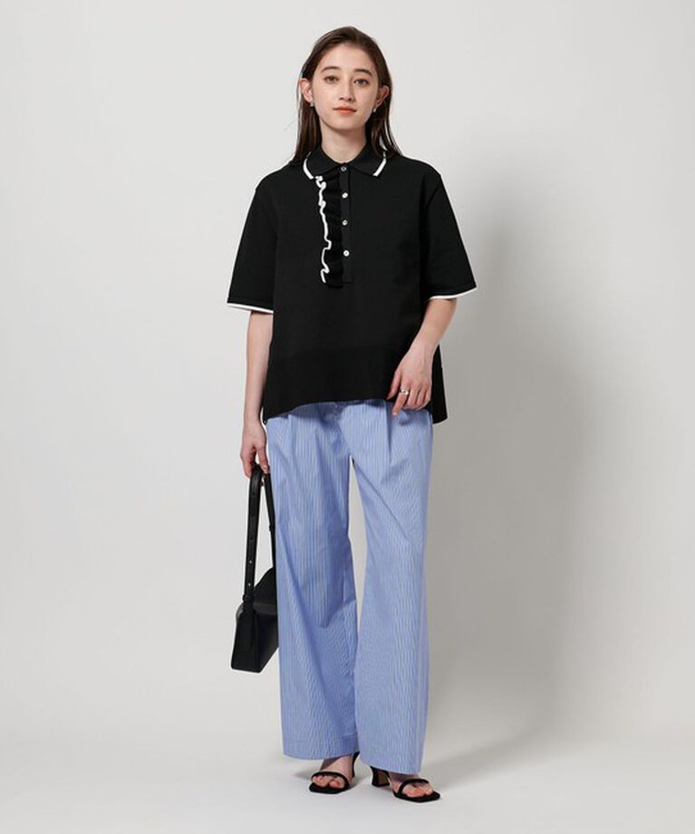 UNITED ARROWS「ミニマルフリル  ニット 5SL」|ニット・セーター|