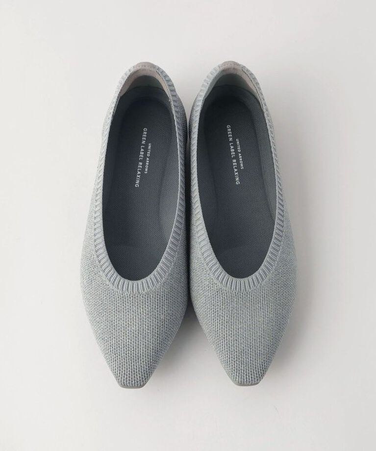 UNITED ARROWS green label relaxing「ウェルネス ニット フラットシューズ -撥水・ウォッシャブル-」|ローファー|