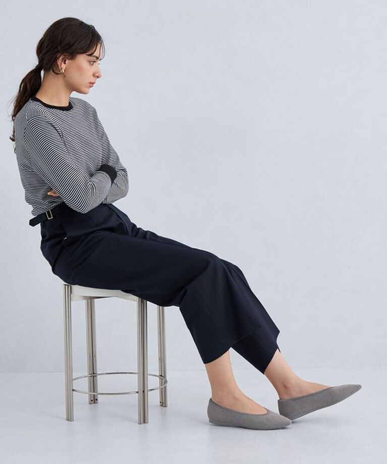 UNITED ARROWS green label relaxing「ウェルネス ニット フラットシューズ -撥水・ウォッシャブル-」|ローファー|
