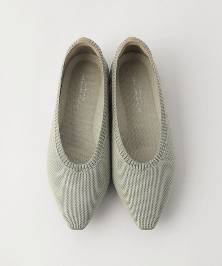 UNITED ARROWS green label relaxing「ウェルネス ニット フラットシューズ -撥水・ウォッシャブル-」|ローファー|