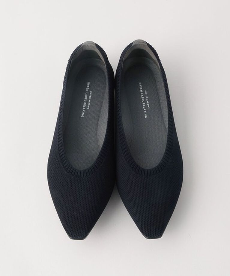 UNITED ARROWS green label relaxing「ウェルネス ニット フラットシューズ -撥水・ウォッシャブル-」|ローファー|