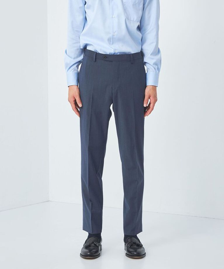 UNITED ARROWS green label relaxing「A+ TWPU トロピカル無地 スリム スラックス -ストレッチ・防シワ・ウエストアジャスター-」|スーツ|