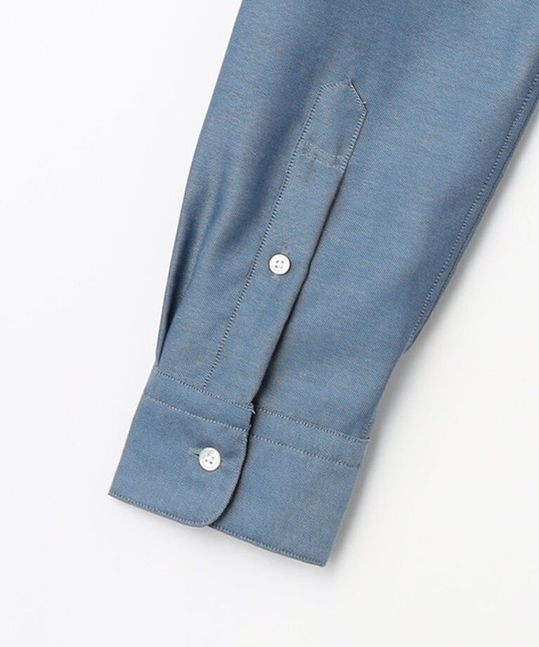 UNITED ARROWS green label relaxing「エブリット コットンオックス ムジ スナップ ボタンダウン シャツ -イージーアイロン-」|シャツ・ブラウス|