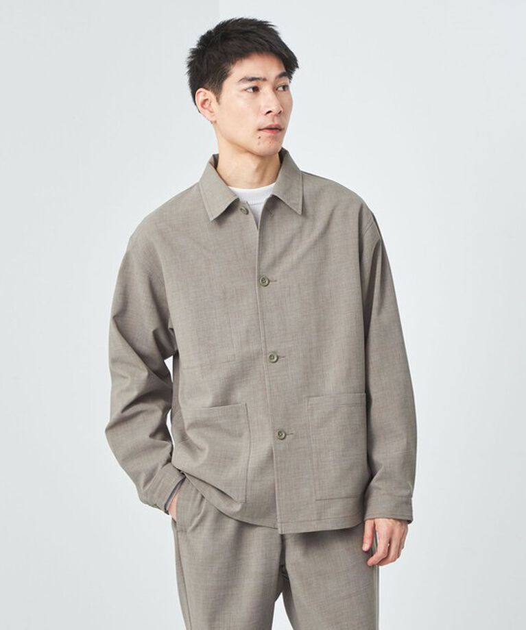 UNITED ARROWS green label relaxing「テックカルゼ カバーオール -2WAYストレッチ・防シワ-」|ブルゾン・スタジャン|