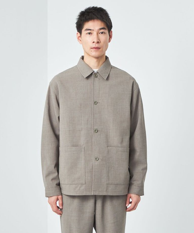 UNITED ARROWS green label relaxing「テックカルゼ カバーオール -2WAYストレッチ・防シワ-」|ブルゾン・スタジャン|