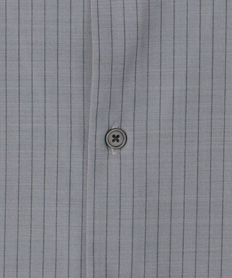 UNITED ARROWS green label relaxing「ウォッシャブルトロ ストライプ ジャストルーズ バンドカラー シャツ -ストレッチ・防シワ-」|シャツ・ブラウス|