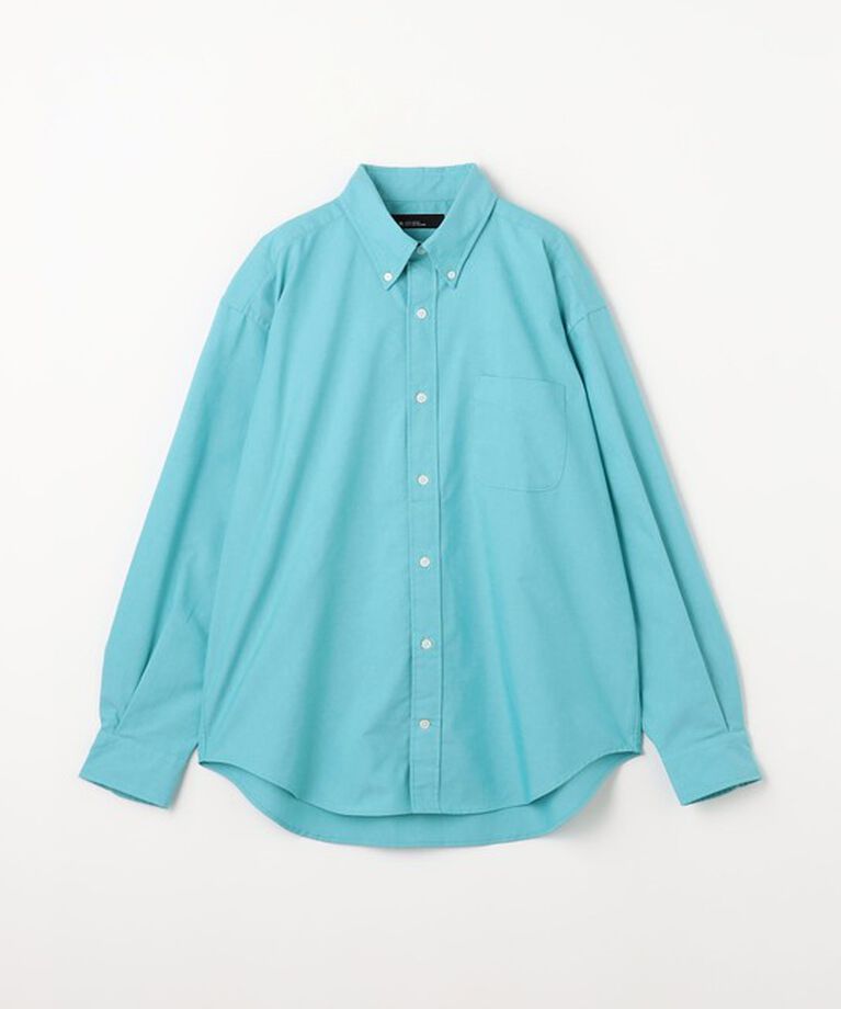 UNITED ARROWS green label relaxing「FINE BASIC オックスストレッチ ビッグ ボタンダウンシャツ -ストレッチ-」|シャツ・ブラウス|