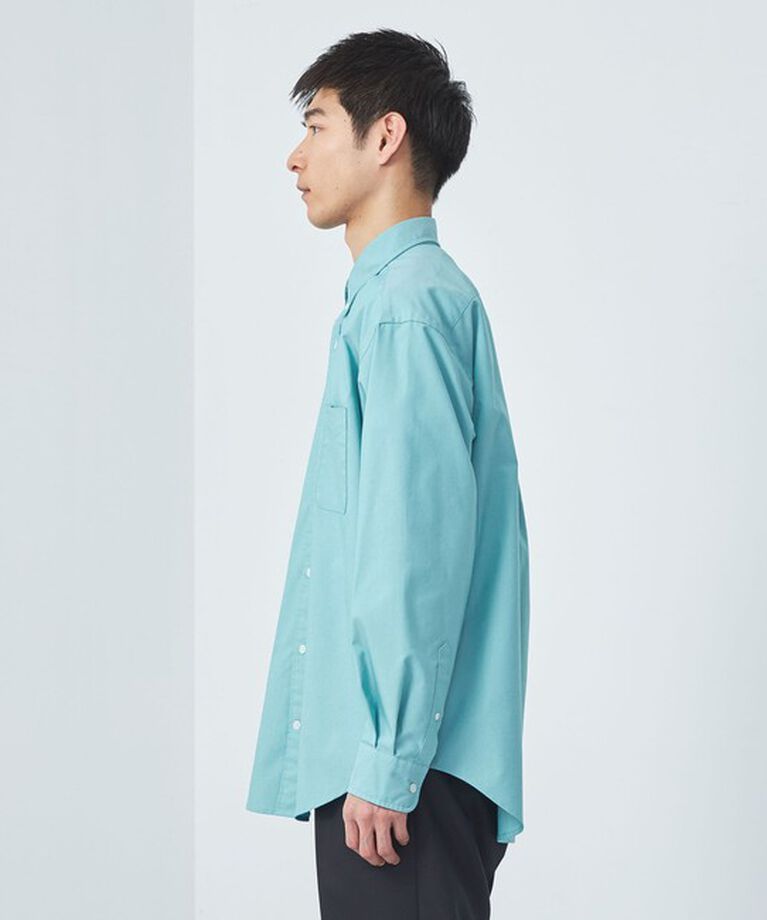 UNITED ARROWS green label relaxing「FINE BASIC オックスストレッチ ビッグ ボタンダウンシャツ -ストレッチ-」|シャツ・ブラウス|