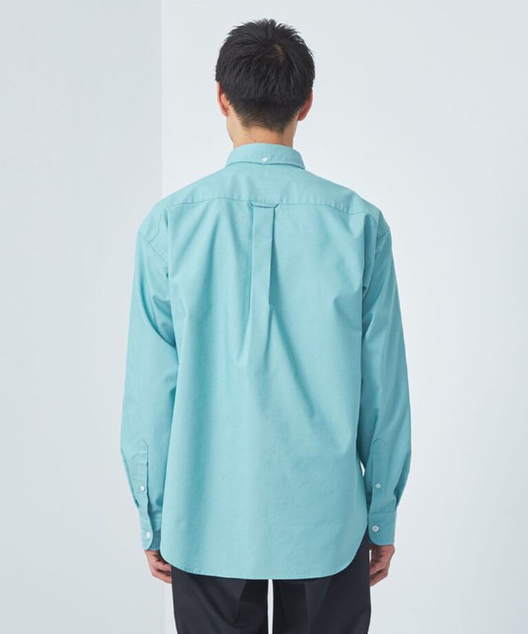 UNITED ARROWS green label relaxing「FINE BASIC オックスストレッチ ビッグ ボタンダウンシャツ -ストレッチ-」|シャツ・ブラウス|