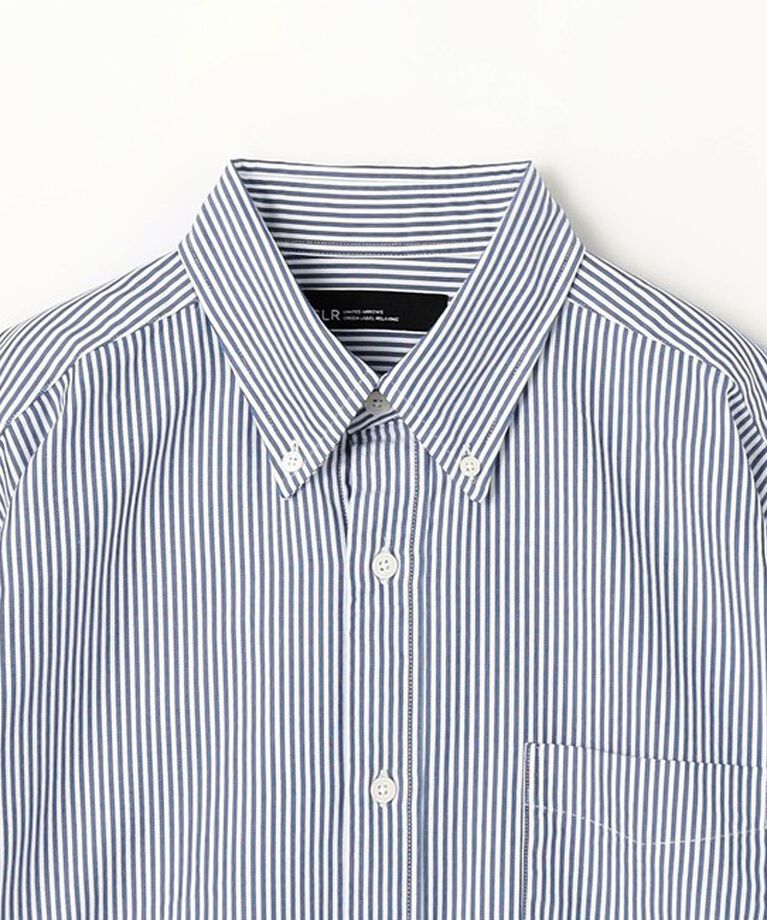 UNITED ARROWS green label relaxing「FINE BASIC オックスストレッチ ビッグ ボタンダウンシャツ -ストレッチ-」|シャツ・ブラウス|