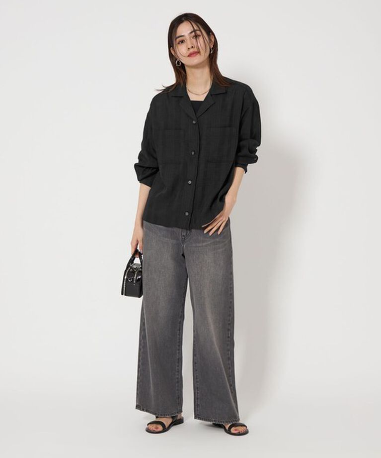 UNITED ARROWS green label relaxing「シアー チェック シャツ」|シャツ・ブラウス|