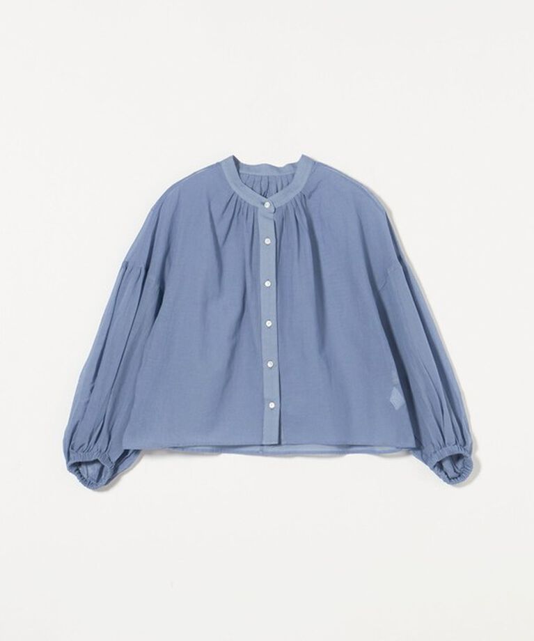 UNITED ARROWS green label relaxing「シアー ギャザー ハオリ ブラウス」|シャツ・ブラウス|